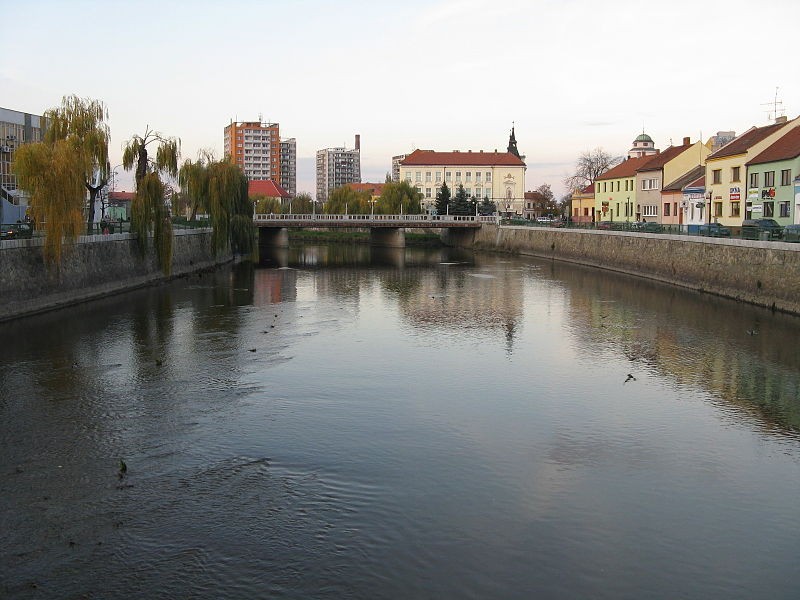 Břeclav, místo soutoku Moravy a Dyje