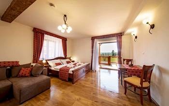 Dvoulůžkový apartmán s terasou v Chateau