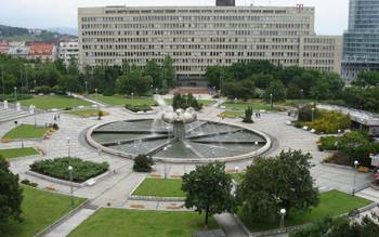 Družby fountain in Bratislava