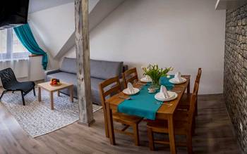 Apartmán č. 4 podkrovný s výhľadom do záhrady
