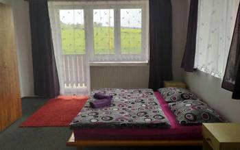 Čtyřlůžkový pokoj s balkonem