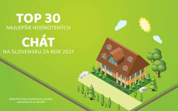 TOP 30 najlepšie hodnotených chát na Slovensku za rok 2021