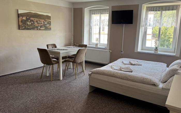 Čtyřlůžkový apartmán s 2 ložnicemi