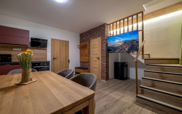 Obývačka Mezonetový apartmán P14