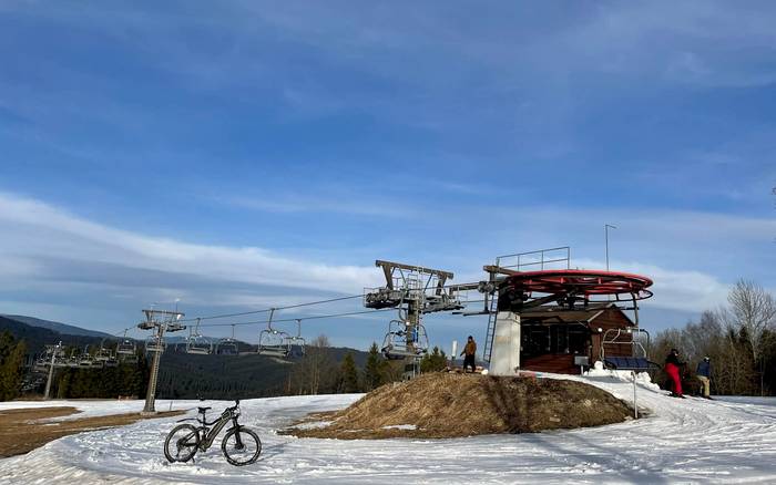 lyžiarské stredisko 900m od chaty