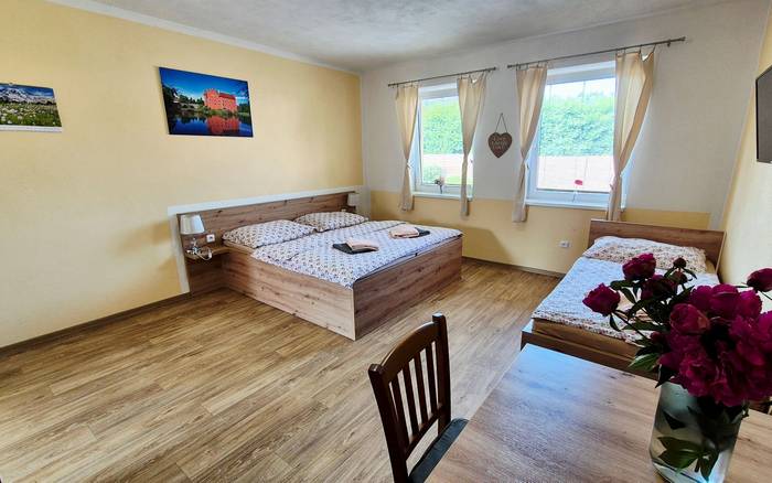 3. Apartmán s kuchyňkou, bezbariérový v přízemí