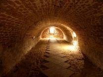 Crypt under the Franciscan church in Malackách