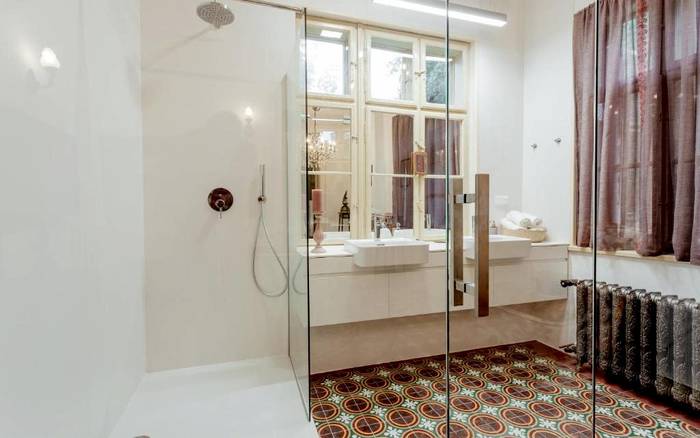 Apartmán so sprchovacím kútom a súkromnou terasou