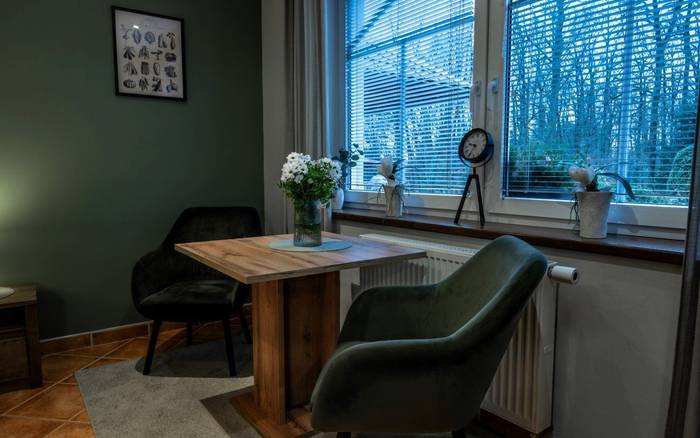Dvoulůžkové studio s výhledem do zahrady