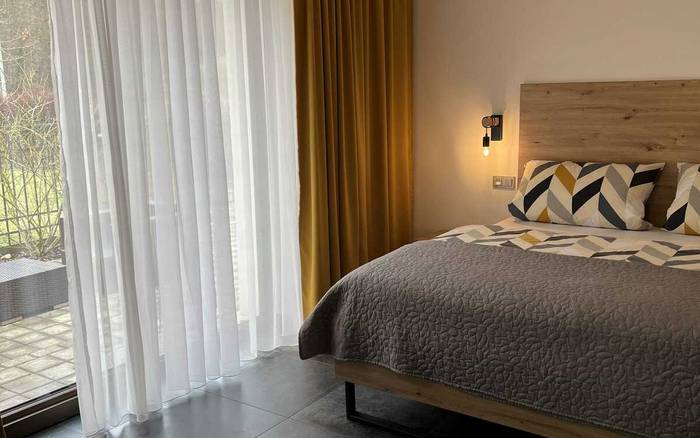Dvoulůžkový pokoj Deluxe s privátní terasou