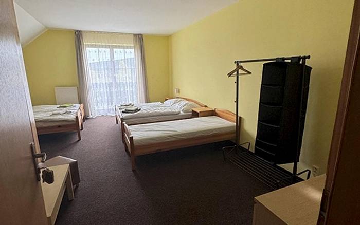 Rodinný pokoj s balkonem 9 s výhledem na sjezdovky