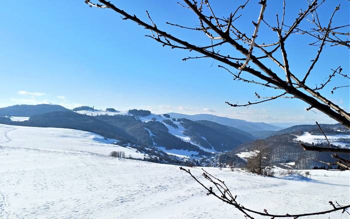 Pohanské s výhľadom na Mýto Ski