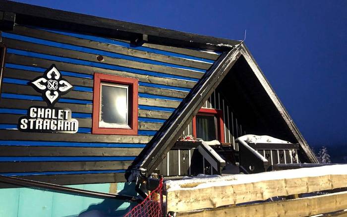 Chalet Strachan v zime