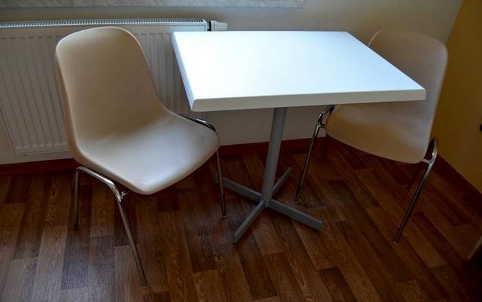 Dvoulůžkový pokoj s koupelnou a společnou kuchyňkou