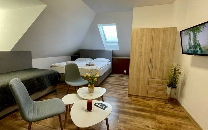 Studio se třemi lůžky