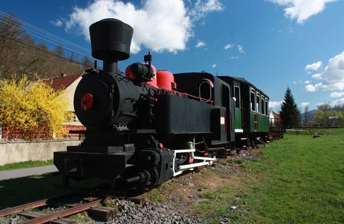 Historic train station in Vígľaš