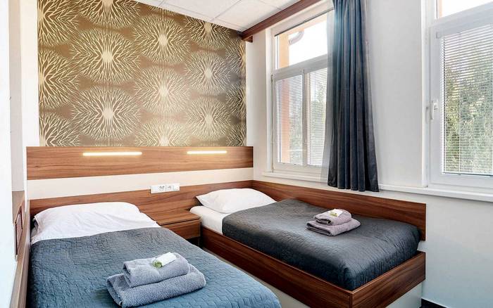 Dvoulůžkový TWIN MANAGER (oddělená lůžka) S KLIMATIZACÍ