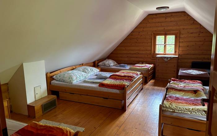 6-lôžková spálňa s prístelkou