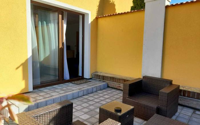 Dvoulůžkový pokoj Deluxe s privátní terasou