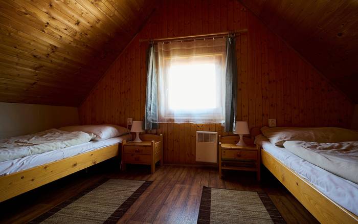 Horní místnost v chatce