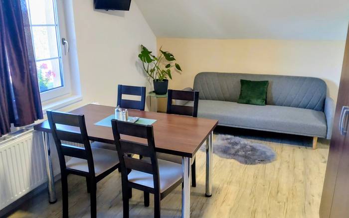 Čtyřlůžkový mezonetový apartmán v patře
