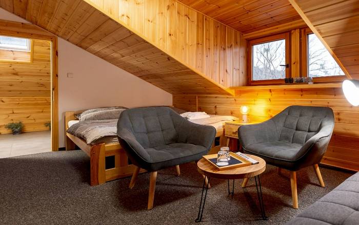 Podkrovní apartmá s možností přistýlky