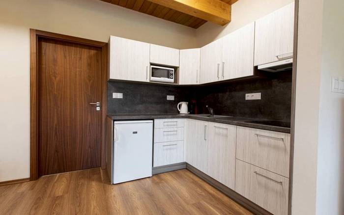 Apartmán Deluxe s kuchyňkou, terasou a balkonem pro 5 osob
