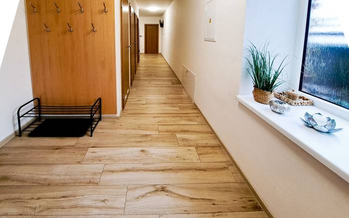 8-lůžkový apartmán ve dvoře