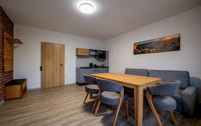 Obývačka Mezonetový apartmán P17