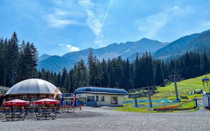 sedašková lanovky, tubing dráha Roháče Spálená