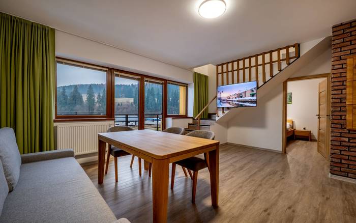 Obývačka Mezonetový apartmán P17