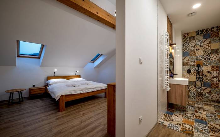 Spálňa č.2 Mezonetový apartmán P17