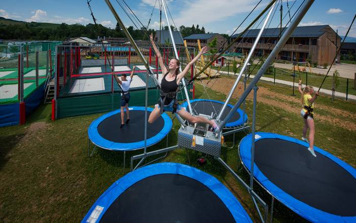 Bungee trampolíny vo FUN centre