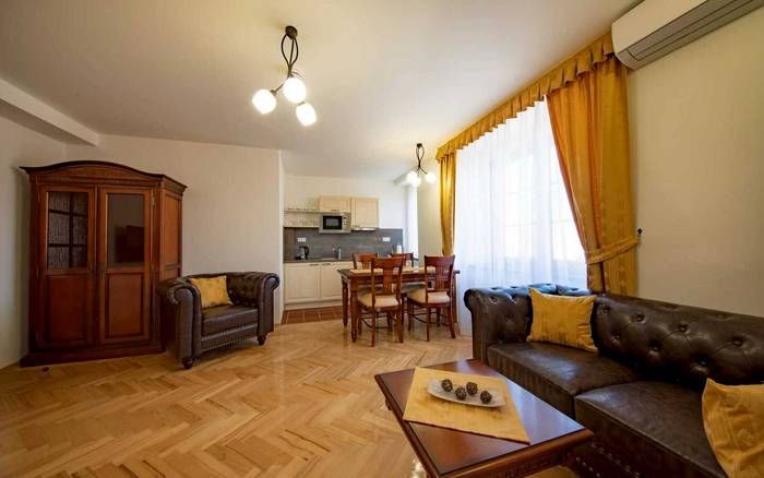 Čtyřlůžkový apartmán s terasou v Chateau