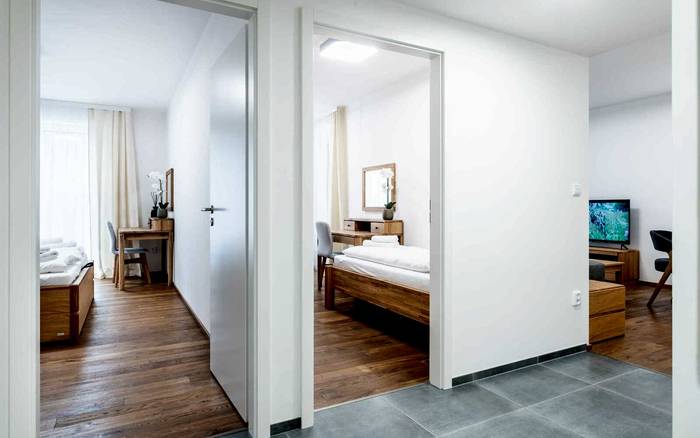 3.06 Apartmán se dvěma ložnicemi a balkonem