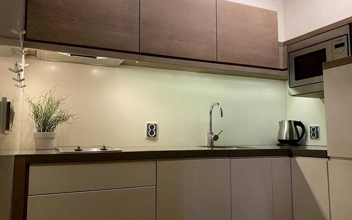 Mezonetový apartmán s kuchyňkou, 2 ložnice, balkon (č.7)