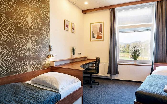 Dvoulůžkový TWIN MANAGER (oddělená lůžka) S KLIMATIZACÍ