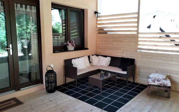 Apartmán Luxus vstupná terasa