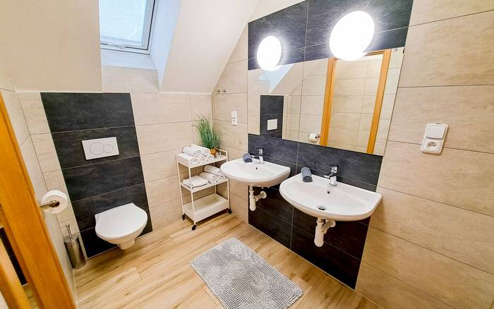 6-lůžkový apartmán ve dvoře