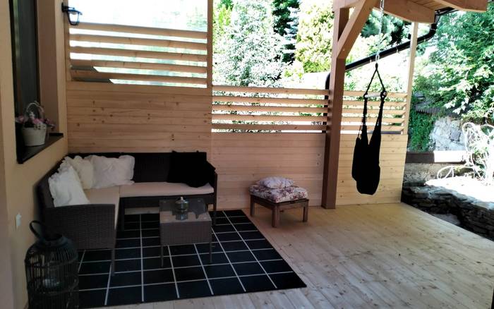 Apartmán Luxus vstupná terasa