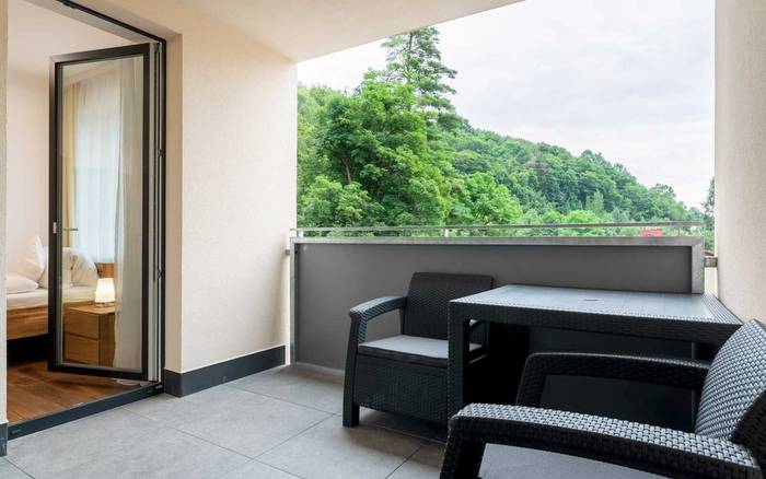 3.06 Apartmán se dvěma ložnicemi a balkonem