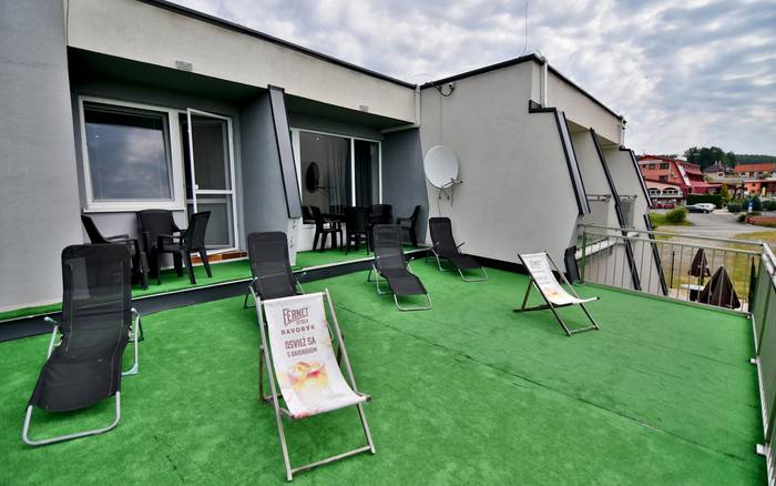 Izba č. 5 štvorlôžková s kuchynkou a terasou