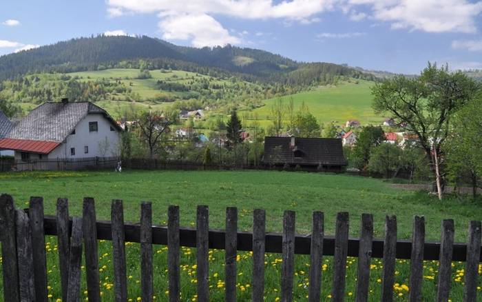 Na rozhľadni na vrchu Bobovec nad Starou Bystricou 