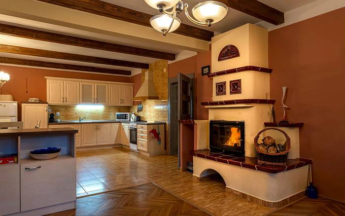 Apartmán 2 Obývačka s kuchyňou