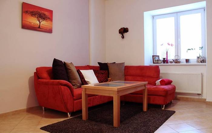 Apartmán přízemí - obývací pokoj