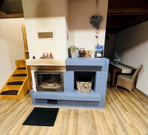 Malá chata- Krb v obývačke