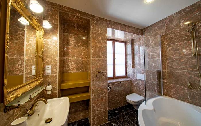 Čtyřlůžkový apartmán s terasou v Chateau