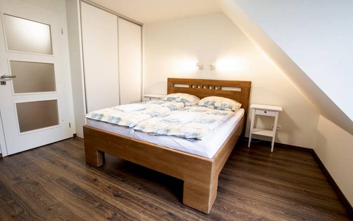 Apartmán Deluxe s kuchyňkou, terasou a balkonem pro 4 osoby