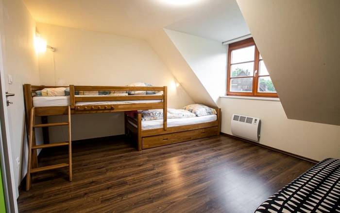 Apartmán Deluxe s kuchyňkou, terasou a balkonem pro 4 osoby