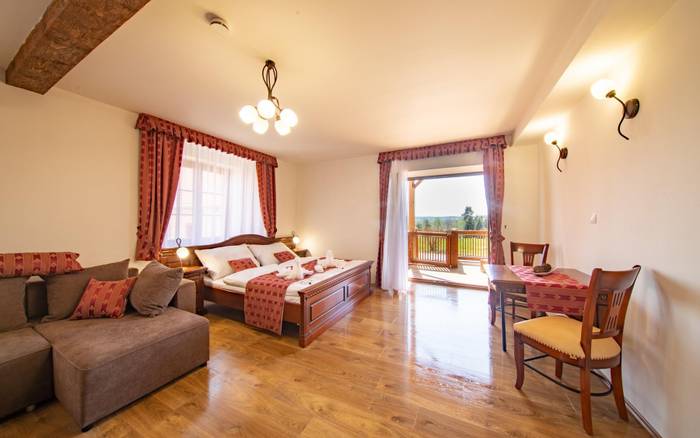 Dvoulůžkový apartmán s terasou Chateau Apartmány